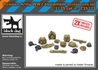 Russian Army WW2 equipment accessories set