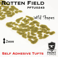 Rotten Field Wild Shapes 2 mm - Self Adhesive Tufts
