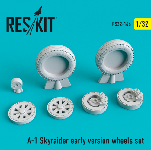 A-1 Skyraider early version wheels set - Image 1