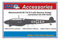 Messerschmitt Bf-110 D-3 - Spaner Analge Coversion Set (for Revell kits) - Image 1