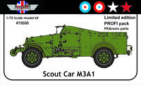 M3A1 Scout Car - limited edition with resin, etched and a choice of 4 decals