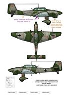 Junkers Ju-87 B/G/R Stuka - camouflage pattern paint masks (for Airfix kits) - Image 1