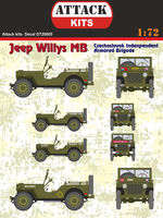 Jeep Willys MB CIAB (Czechoslovak Independent Armoured Brigade) Decals - Image 1