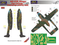 AC-119K Stinger Over Vietnam Camouflage Painting Mask (Italeri Kits)