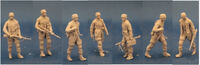 German WWII Fallschirmjager With Dropcontainer (7 Figures)