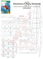 Mikrolotnictwo - 08 - Odrzutowce II Wojny wiatowej - laserowo wycinane czci - Image 1