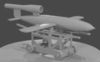 V1 rocket with trolley - Image 1