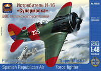 Polikarpov I-16 Type 10 "Super Mosca" the Spanish Republican Air Force fighter