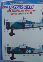 Fokker D.XXI Mercury – Dutch service part II.