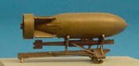 Bomb rack for Spitfire  - british 500lb bomb - Image 1