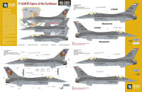 General Dynamics F-16 A/B - Vipers of the Caribbean Decals
