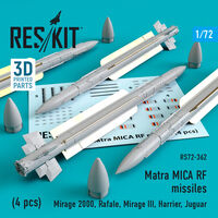 Matra MICA RF missiles (4 pcs) (Mirage 2000, Rafale, Mirage III, Harrier, Jaguar) - Image 1