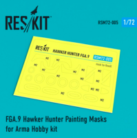 Hawker Hunter FGA.9 Painting Masks for Revell kit