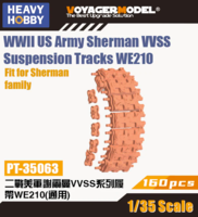 WWII US Army Sherman VVSS Suspension Tracks WE210