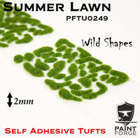 Summer Lawn Wild Shapes 2 mm - Self Adhesive Tufts