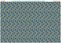 4 colour lozenge - full pattern width for upper surfaces (faded)