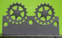 Sprockets for Pz.V Panther, 17 tooth type 3 (8 per set)