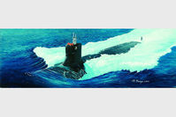 USS Sea Wolf SSN-21 Attack Submarine Modern US